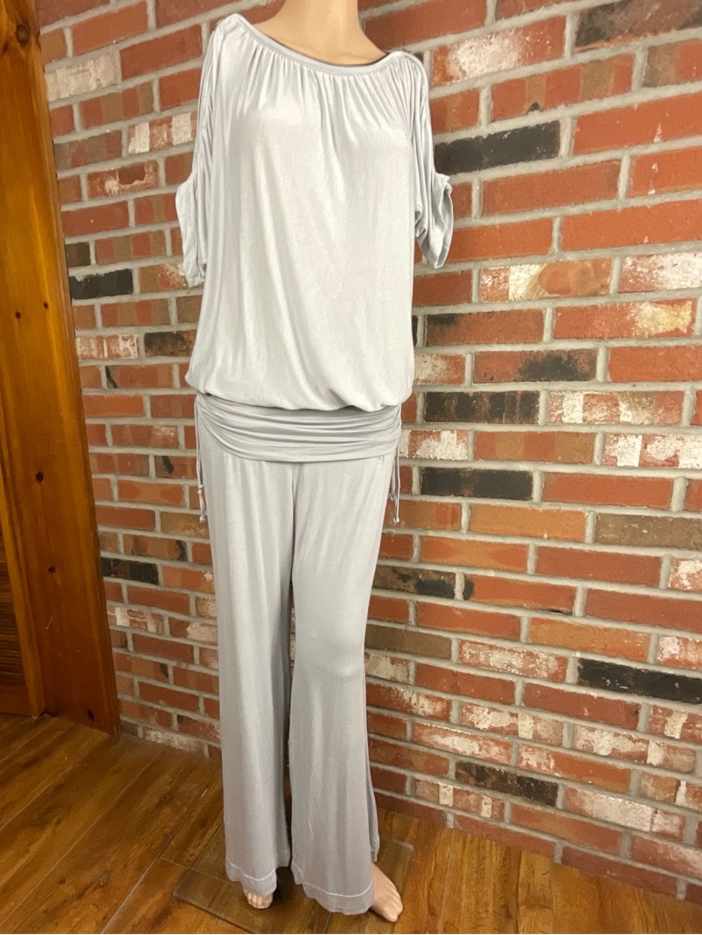 Vivian Tam Coordinating Jersey & palazzo pants